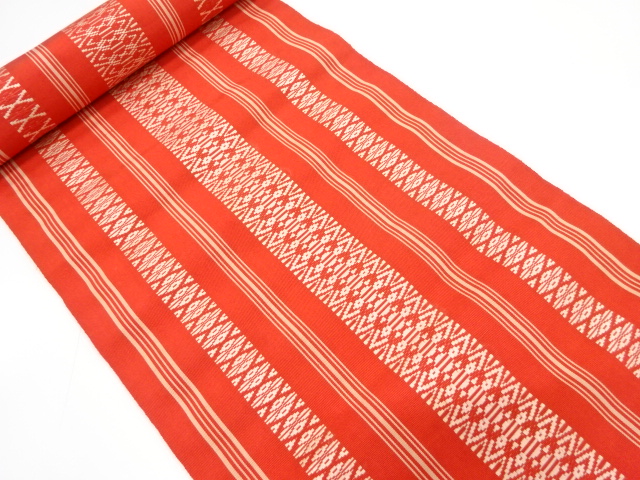 JAPANESE KIMONO / ANTIQUE BOLT FOR HASSUN OBI / CHIKUZEN HAKATA